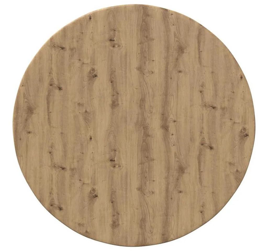 vidaXL Tischplatte Artisan-Eiche Rund Holzwerkstoff - Bild 2