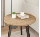 vidaXL Tischplatte Artisan-Eiche Rund Holzwerkstoff Bild 4