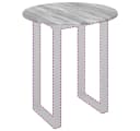 vidaXL Tischplatte Grau Sonoma Ø 80 cm Holzwerkstoff Bild 3