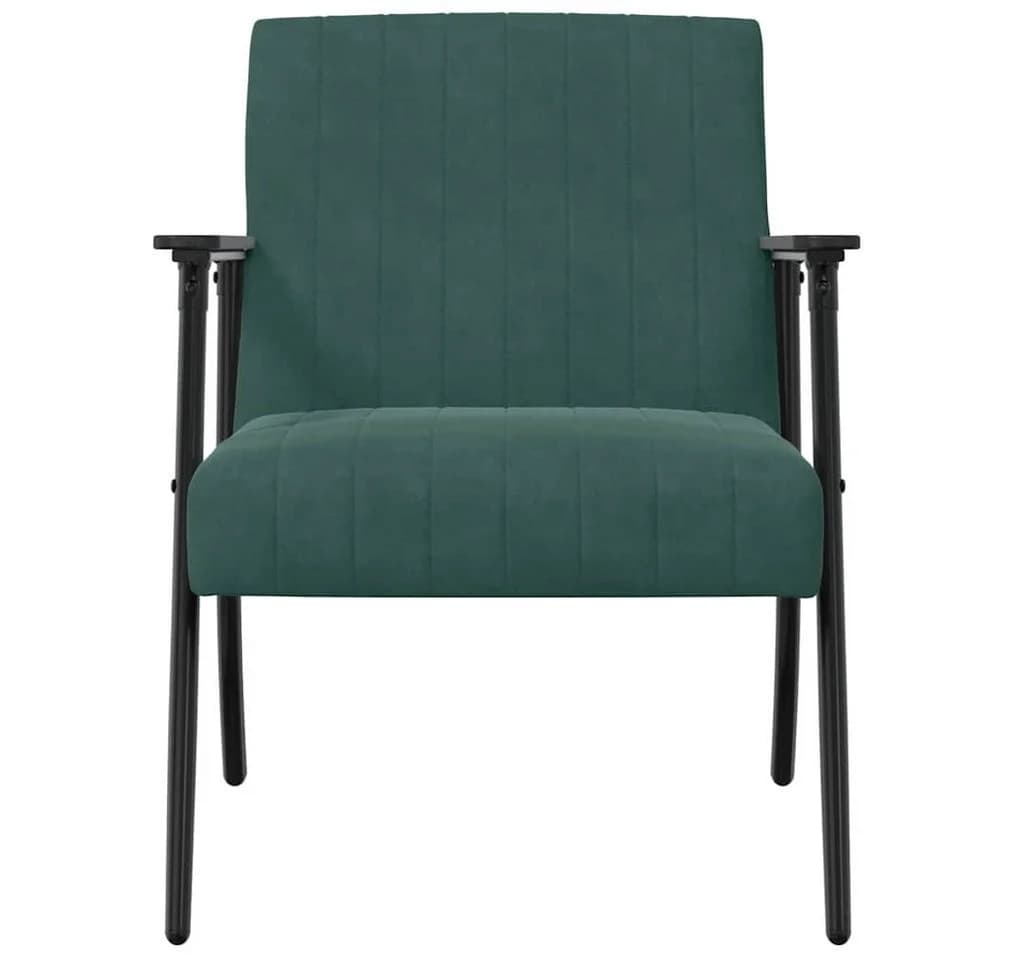 vidaXL Sessel Dunkelgrün Samt Ergonomisch - Bild 4