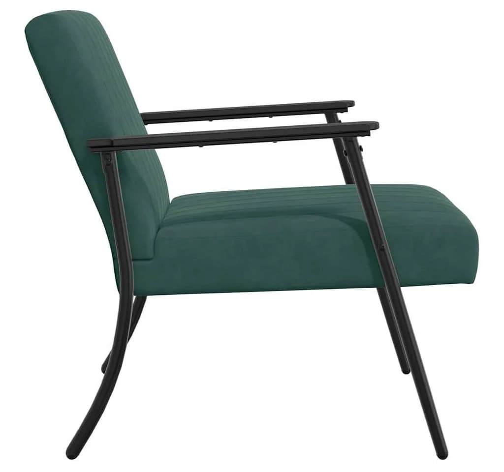 vidaXL Sessel Dunkelgrün Samt Ergonomisch - Bild 5