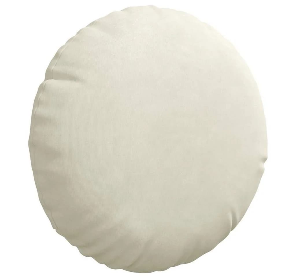 vidaXL Sitzkissen Samt Creme 30x13 cm - Bild 5