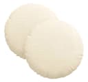 vidaXL Sitzkissen 2er Set Creme Cordstoff Rund Ø30 cm Bild 2