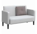 vidaXL Rückenkissen Taupe Stoff 60x19x50 cm Bild 3