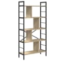 vidaXL Bücherregal 9 Ebenen Industriell Holzwerkstoff Stahl Bild 2