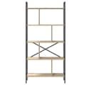 vidaXL Bücherregal 9 Ebenen Industriell Holzwerkstoff Stahl Bild 5