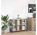 vidaXL Bücherregal 6 Ebenen Industriestil Holzwerkstoff Stahl Bild 1
