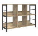 vidaXL Bücherregal 6 Ebenen Industriestil Holzwerkstoff Stahl Bild 2