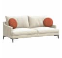 vidaXL Sitzkissen 2 Stk Rot-Orange Cordstoff Rund 40 cm Bild 3