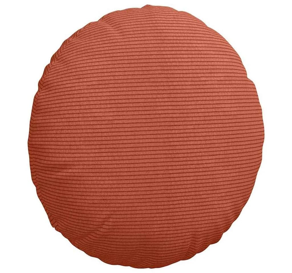 vidaXL Sitzkissen 2 Stk Rot-Orange Cordstoff Rund 40 cm - Bild 5