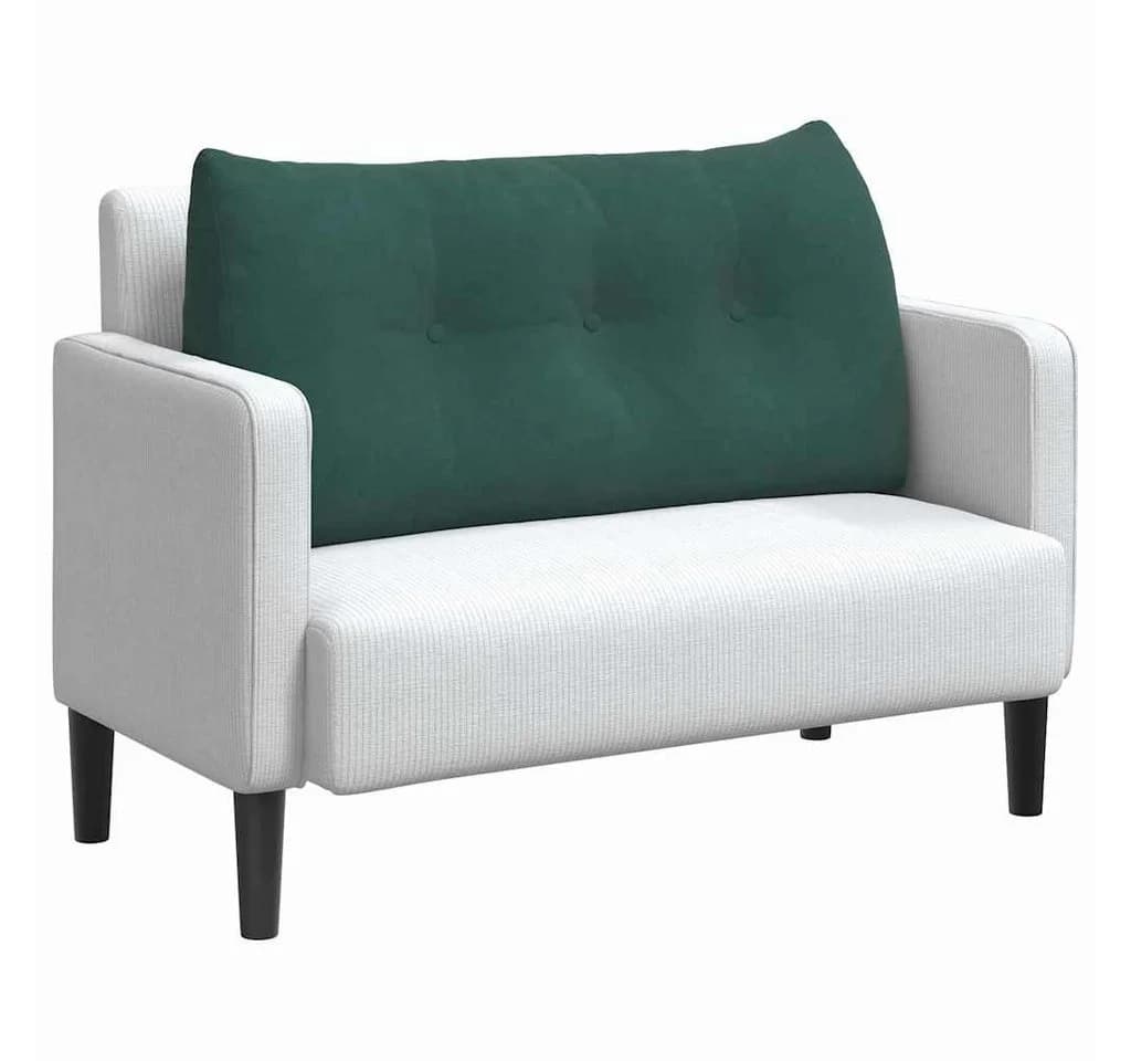vidaXL Rückenkissen Dunkelgrün Samt Ergonomisch - Bild 3