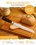 Krustenzauber Brotmesser Edelstahl Wellenschnitt 20 & 26 cm Bild 1