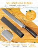Krustenzauber Brotmesser Edelstahl Wellenschnitt 20 & 26 cm Bild 3