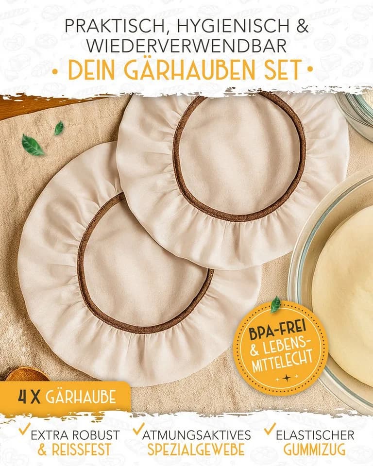 Krustenzauber Brotback-Zubehör Set - Backmatte, Brotschlinge & Co. - Bild 3