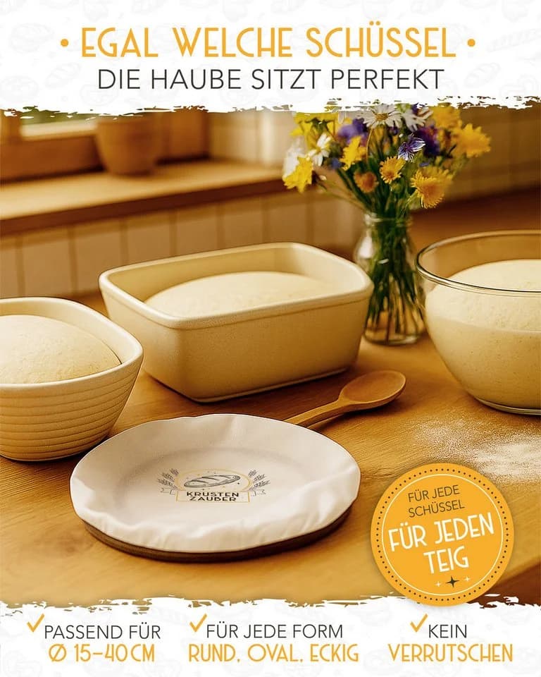 Krustenzauber Brotback-Zubehör Set - Backmatte, Brotschlinge & Co. - Bild 5