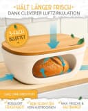 KRUSTENZAUBER Brotkasten Moderner Brotkorb für frisches Brot Bild 4