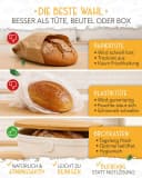 KRUSTENZAUBER Brotkasten Moderner Brotkorb für frisches Brot Bild 5