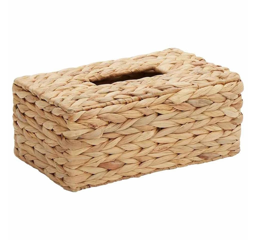 vidaXL Taschentuchboxdeckel Wasserhyazinthe 27,5 x 16,5 x 14 cm - Bild 5