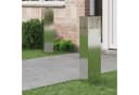 vidaXL Solar LED Weglicht 2er Set Silber Warmweiß Bild 1