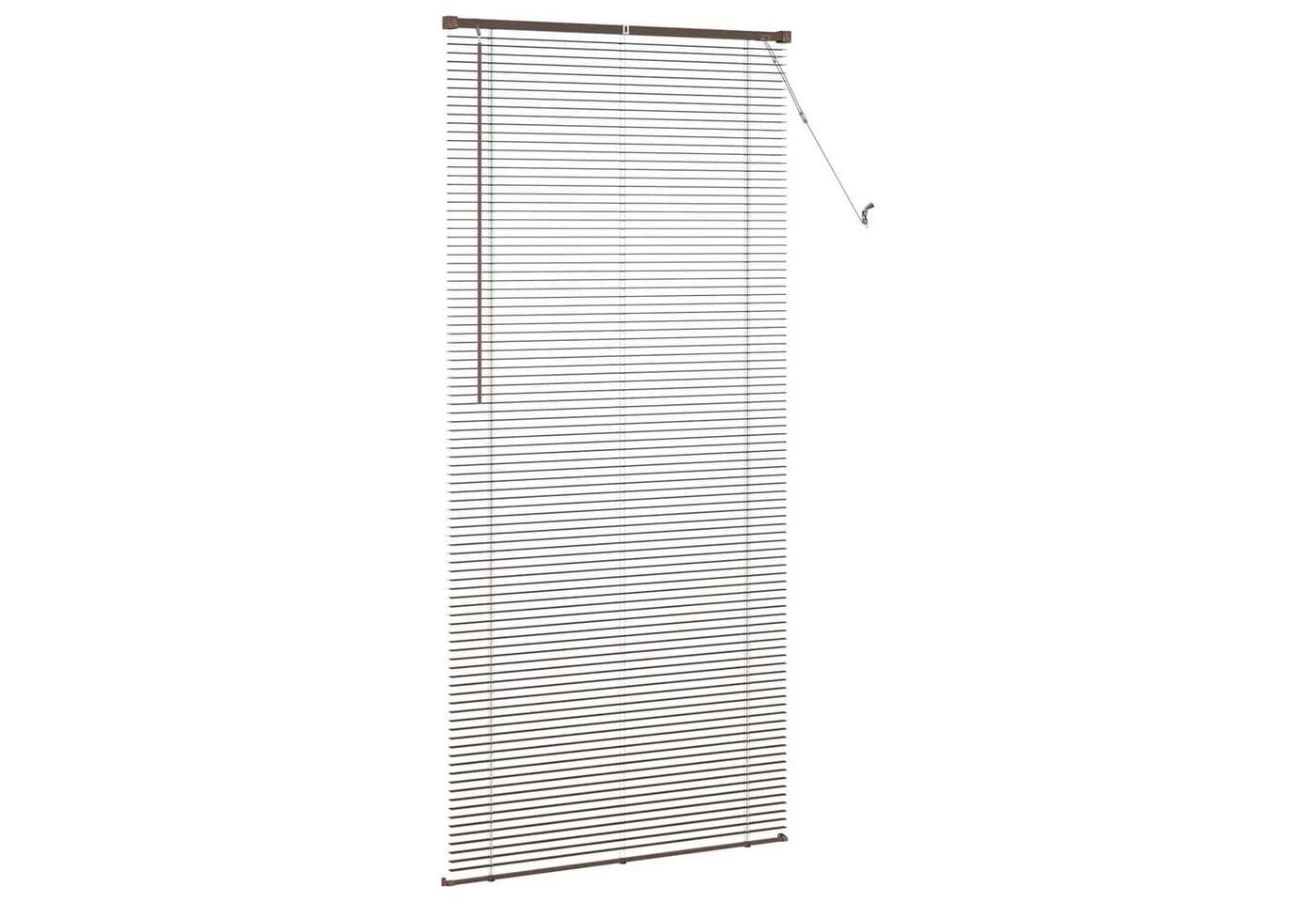 vidaXL Jalousie Dunkelbraun mit Muster PVC 213x70 cm - Bild 5