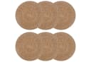 vidaXL Platzset Seegraskissen 6er-Set Natur 100% Seegras Bild 2