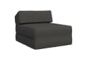vidaXL Klappsofa Bett Dunkelgrau 2-in-1 Schlafsofa mit abnehmbarem Bezug Bild 2