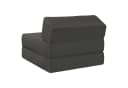 vidaXL Klappsofa Bett Dunkelgrau 2-in-1 Schlafsofa mit abnehmbarem Bezug Bild 5