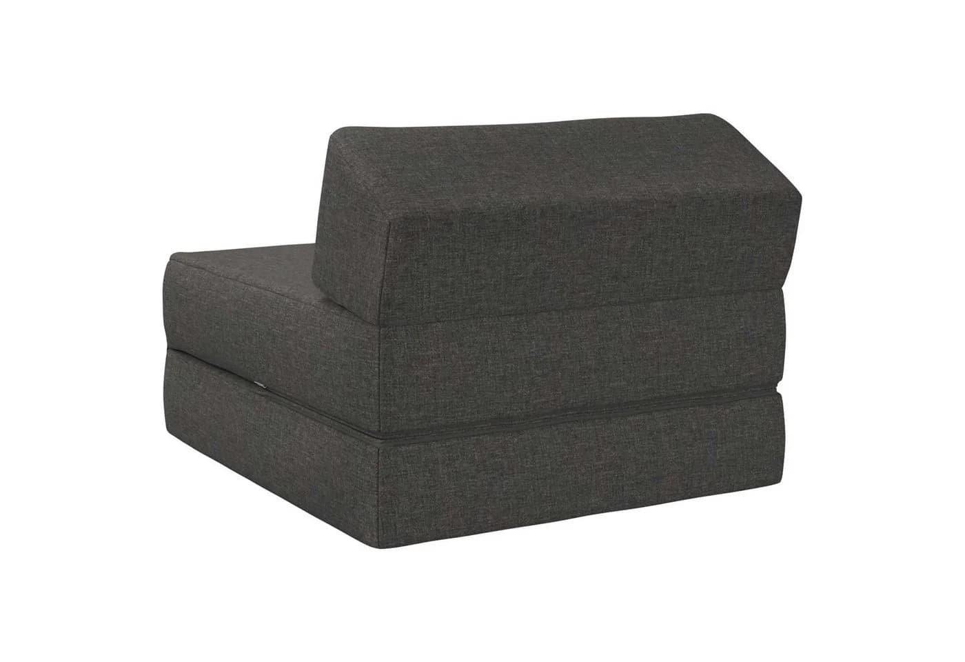 vidaXL Klappsofa Bett Dunkelgrau 2-in-1 Schlafsofa mit abnehmbarem Bezug - Bild 5