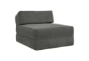 vidaXL Klappsofa mit Schlaffunktion Dunkelgrau Stoff Bild 2