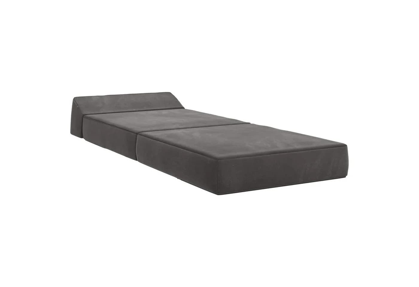 vidaXL Klappsofa mit Schlaffunktion Dunkelgrau Stoff - Bild 3