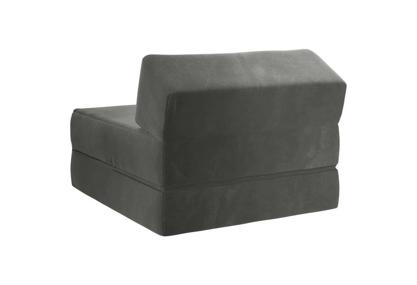 vidaXL Klappsofa mit Schlaffunktion Dunkelgrau Stoff - Bild 5