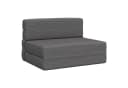 vidaXL Klappsofa Hellgrau Stoff 2-in-1 Schlafsofa Bild 2