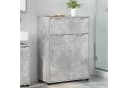 vidaXL Badezimmerschrank Beton Grau Holzwerkstoff Modern Bild 1