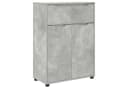 vidaXL Badezimmerschrank Beton Grau Holzwerkstoff Modern Bild 2