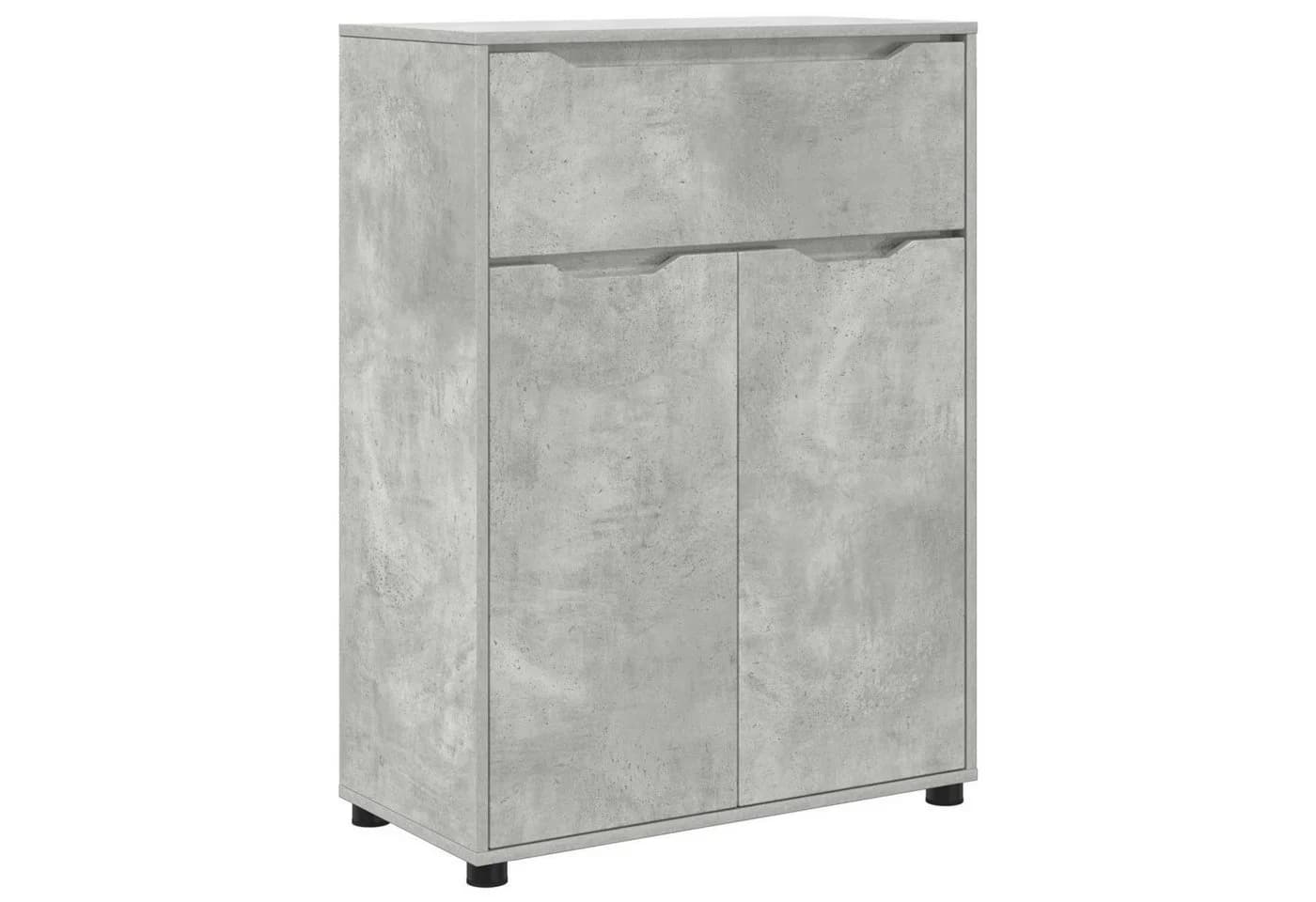 vidaXL Badezimmerschrank Beton Grau Holzwerkstoff Modern - Bild 2