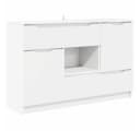 vidaXL Sideboard Weiß mit Schubladen Bild 2