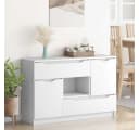 vidaXL Sideboard Weiß mit Schubladen Bild 4