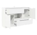 vidaXL Sideboard Weiß mit Schubladen Bild 5