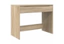 vidaXL Schreibtisch Sonoma-Eiche Holzwerkstoff mit Schublade Bild 2