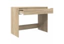 vidaXL Schreibtisch Sonoma-Eiche Holzwerkstoff mit Schublade Bild 5
