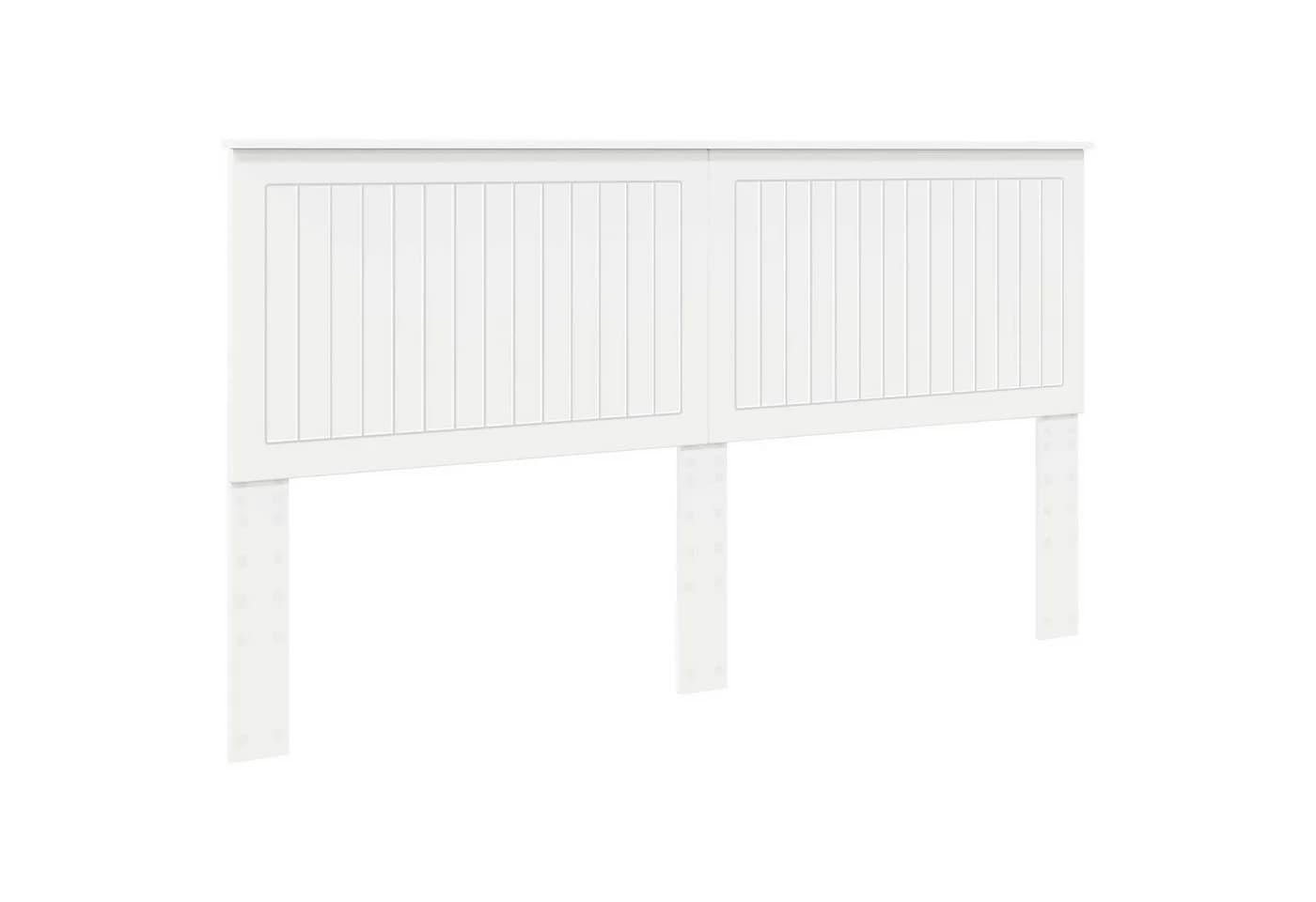 vidaXL Bett Kopfteil Weiß 180 cm Holzwerkstoff Modern - Bild 2