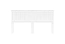 vidaXL Bett Kopfteil Weiß 180 cm Holzwerkstoff Modern Bild 4
