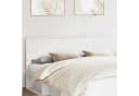 vidaXL Bett Kopfteil Weiß Holzwerkstoff Modern Bild 1