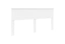 vidaXL Bett Kopfteil Weiß Holzwerkstoff Modern Bild 2
