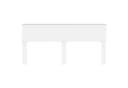 vidaXL Bett Kopfteil Weiß Holzwerkstoff Modern Bild 4