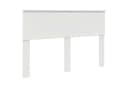 vidaXL Bett Kopfteil Weiß Holzwerkstoff Modern Bild 2
