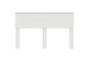 vidaXL Bett Kopfteil Weiß Holzwerkstoff Modern Bild 4