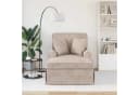 vidaXL Chaiselongue ARES mit Rock und Kissen Beige Bild 3