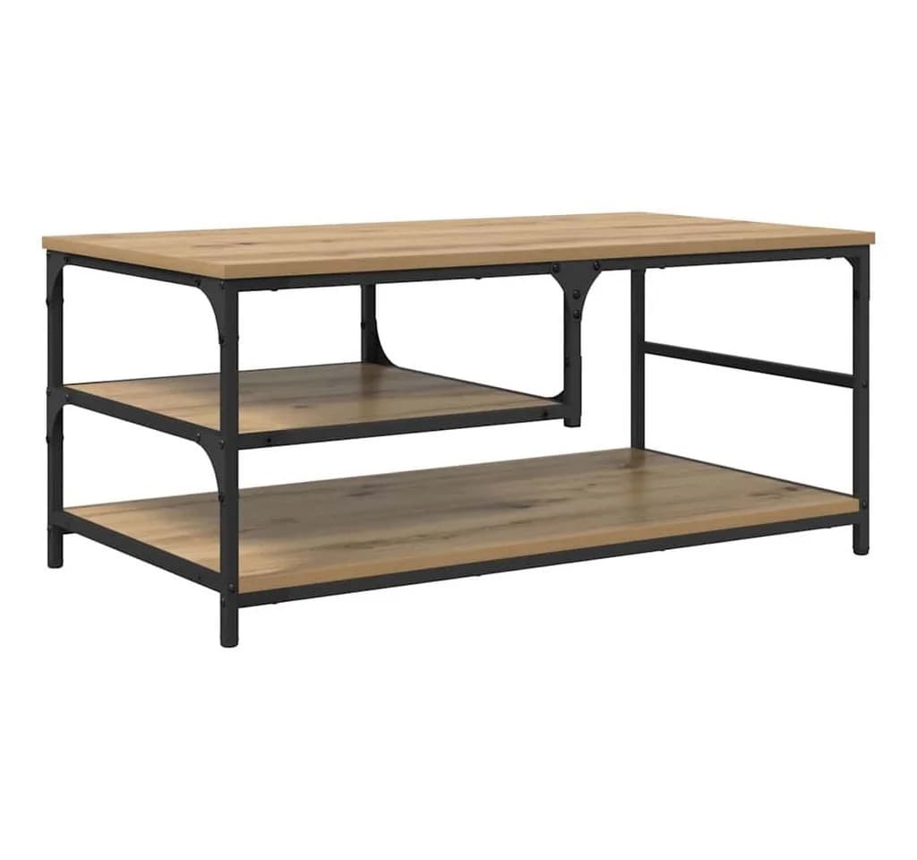 vidaXL Couchtisch Artisan-Eiche Holzwerkstoff Metallrahmen - Bild 2