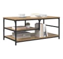 vidaXL Couchtisch Artisan-Eiche Holzwerkstoff Metallrahmen Bild 3